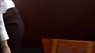 Perfect sex story along Asian secretary, Ibuki