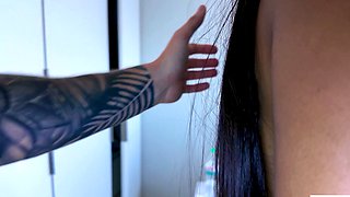 Thai teen Susi masturbating and fucking