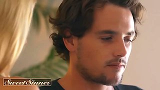 Juicy sinner - sneaky beauty gets her clittie munched and her figure fucked during a steamy cheating fuck