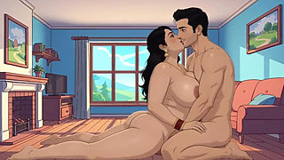 Desi Indian Hot Wife Is Having Sex with Her Husband Animation Video with Hindi Audio