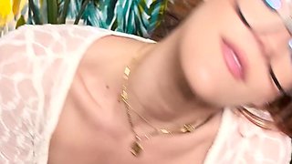 August POV Blowjob Handjob Cum in Mouth