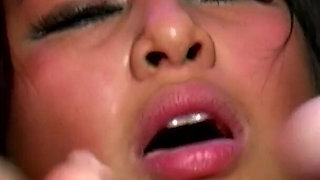 Sexy Petite Asian Porn Babe Lyka Lopez in Hardcore Big White Cock Threesome