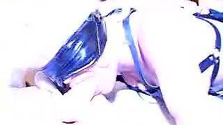 Milf rubs her clit during doggystyle hardcore sex