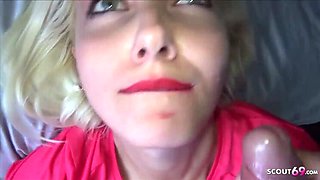 Skinny German Fitness Girl Pickup and Fuck Stranger in Gym