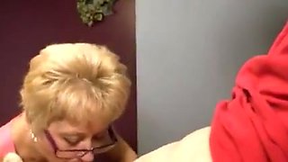 sexy granny sucks young cock