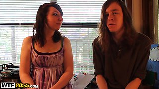Cheyenne in hot amateur girl fucks and sucks dick in a car