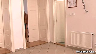 Finding cheating gf and father in law taboo sex