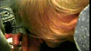 Horny Blonde MILF Rides Passionately in Car and Couch