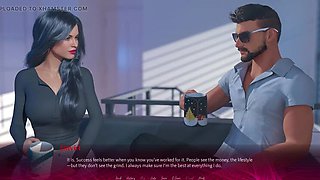 Christine's Secret Crush on David - Hot Wife Cheats with Big Cock Boss in HD