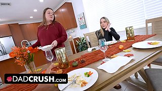 Nothing says thanksgiving like cumming in your step daughter's bum with your wifey around