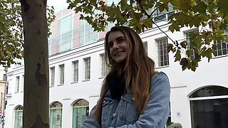 GERMAN SCOUT - SKINNY GIRL FUCK TO EYE ROLL AT PICKUP CAST