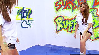 LICENSED TO LICK - Girl Soccer Team Lesbian Seduction