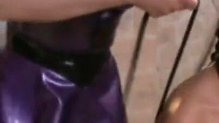 Bondage humiliating in masked