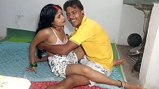 I drank milk from Rinki Bhabhi's breasts, after that I licked her pussy and then after that I fucked her pussy. Indian Bhabhi's