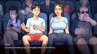 Manga porn, caught masturbating, finger-tickling