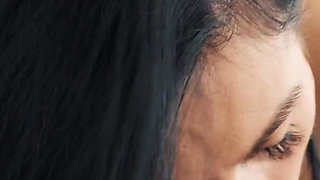 Lexi Dona Interracial POV Foreskin Play and Cum in Mouth Blowjob