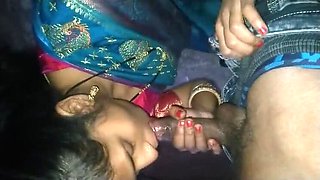 Big Ass Desi MILF Gives Blowjob in Doggy Style – Homemade With Tenant