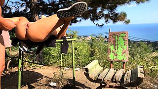 Outdoor Anal Adventure with a View