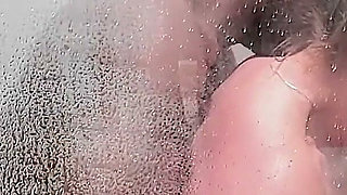 GILF Gets Soaked in Shower with BBC