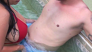 Sunday Pool Fuck with My Horny Stepdaughter Bellattrix - From the Pool to the Bedroom