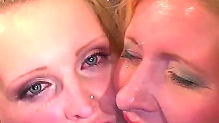 Cute Blonde with Big Tits Can't Get Enough Cum