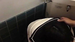 College Girls Footage of Sex in the Restroom 3-7