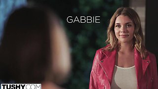 Deep throat action with femme fatale Mick Blue and Gabbie Carter from Tushy