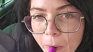 Vaping During Naked Driving Car