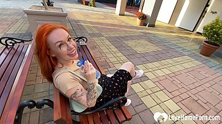 I Pick Up a Exciting and Cock Her Down in a Public Toilet