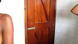 Great-looking Lesbians Share Juicy Kiss And Fuck In Bathroom