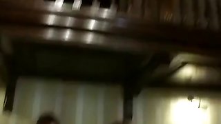 Sexy lesbians play with big firm dildos