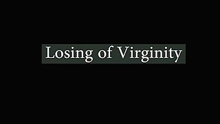 Tattooed guy teaches blonde virgin to make blowjob