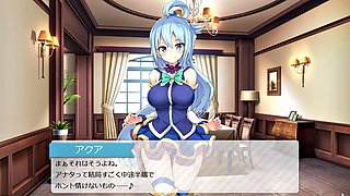 Konosuba Parody: Sluts Seduction Resists His Will