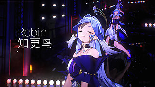 4. [mmd] Robin Rainbow_a: Hardcore Dance, Orgasm, Internal Cumshot, Squirting, Orgasm, Humiliation, Rough Sex