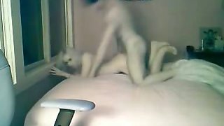 Blonde emo gf gets laid