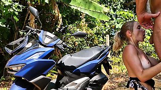 She's horny from riding bike fast