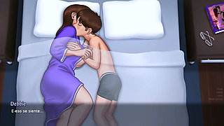 Living with a hot stepmom who wants to make love at all hours - summertime saga