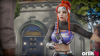 Brigitte's First Date Gone Wrong - Big Black Dick Anal & Creampie Overwatch 3D Animation