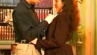 Boss fucking his mature secretary at office