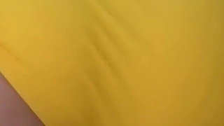 Ass up on the Blue Daybed - Brunette Takes a Tongue From Behind