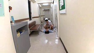 Asian nurse assualts her patient