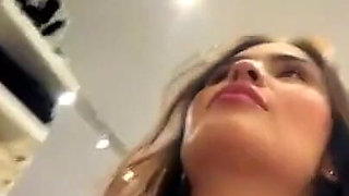 I'm Trying on Some Clothes at a Mall, and a Fan Is Watching Me in Public