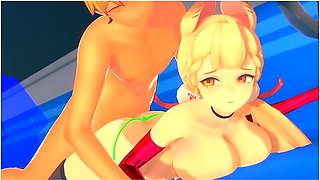 Alice And Mona Sex Compilation - Genshin Impact / Zenless Zone Zero