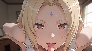 Stepmother Tsunade Accidentally Saw Her Stepson's Huge Penis and Couldn't Resist. Tsunade Cosplay in Hentai Style