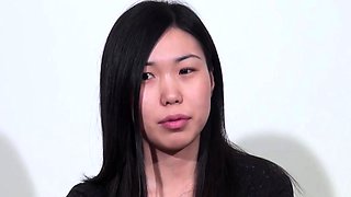 Asian Teen Nicoline Gets Double Teamed in Her First
