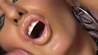 Sexy Ethnic Babe Ariana Mistry in Hot Threesome with Two Big White Cock Studs