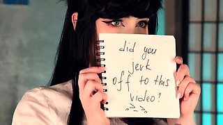 Komi-san asked to fuck her pussy just like in her homemade