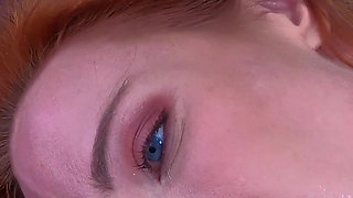 Blue Eye Ginger Babe Sophie Locke Enjoy Facial with My Massive Cock