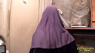 When Husband Leaves French Arab Wife Invites Two Well-hung Men