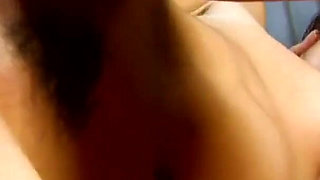 Hairy babe loves to get fucked in all holes